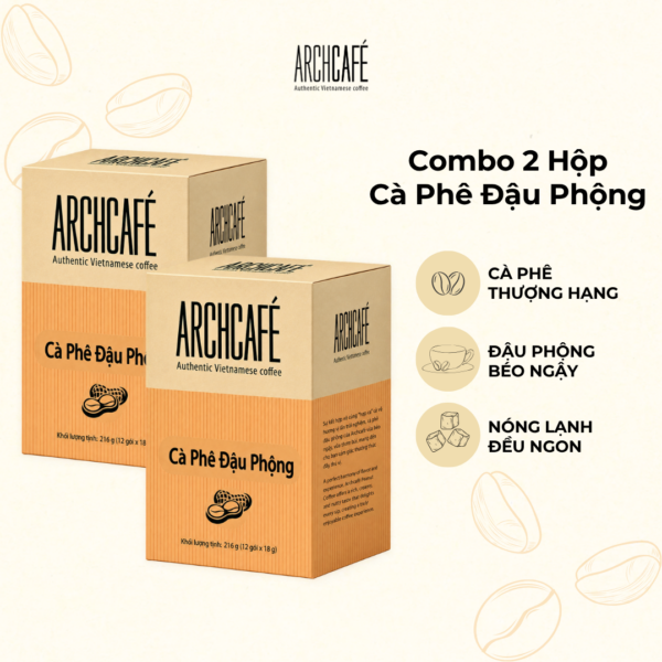 Combo 2 Hộp Cà Phê Đậu Phộng
