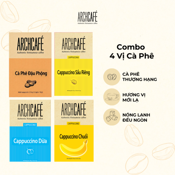 Combo 4 Vị Cà Phê